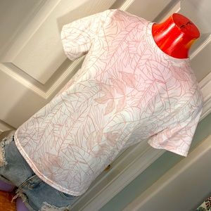 SHEIN White Plant Top